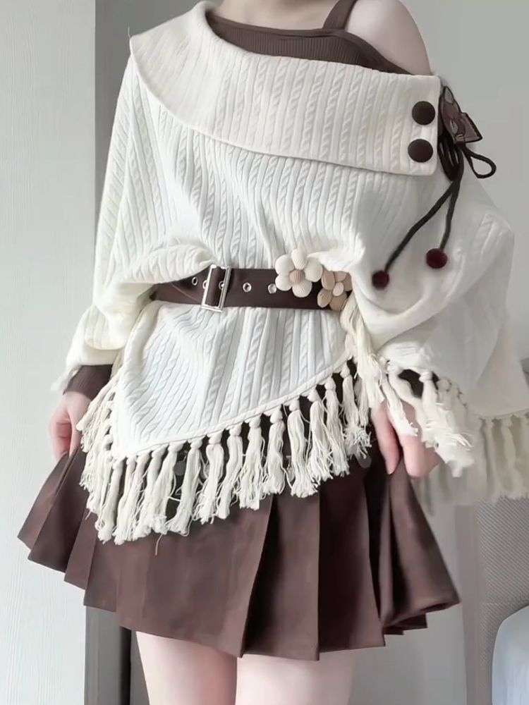 Japanisches Vintage Mori Kei 2 – Tassel Fringe Trim Bewertung und Preis